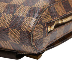 ルイ ヴィトン ダミエ ジェロニモス ボディバッグ ウエストバッグ N51994 ブラウン PVC レザー メンズ LOUIS VUITTON 【中古】