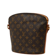 ルイ ヴィトン モノグラム ドルーオ 斜め掛け ショルダーバッグ M51290 ブラウン PVC レザー レディース LOUIS VUITTON 【中古】