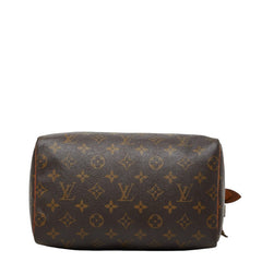 ルイ ヴィトン モノグラム スピーディ25 ミニボストンバッグ ハンドバッグ M41528 ブラウン PVC レザー レディース LOUIS VUITTON 【中古】