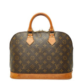 ルイ ヴィトン モノグラム アルマPM 旧型 ハンドバッグ M51130 ブラウン PVC レザー レディース LOUIS VUITTON 【中古】