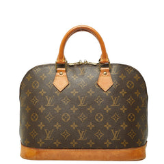 ルイ ヴィトン モノグラム アルマPM 旧型 ハンドバッグ M51130 ブラウン PVC レザー レディース LOUIS VUITTON 【中古】