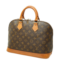 ルイ ヴィトン モノグラム アルマPM 旧型 ハンドバッグ M51130 ブラウン PVC レザー レディース LOUIS VUITTON 【中古】