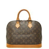 ルイ ヴィトン モノグラム アルマPM 旧型 ハンドバッグ M51130 ブラウン PVC レザー レディース LOUIS VUITTON 【中古】