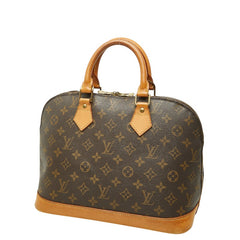 ルイ ヴィトン モノグラム アルマPM 旧型 ハンドバッグ M51130 ブラウン PVC レザー レディース LOUIS VUITTON 【中古】