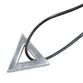 グッチ 三角ペンダント ネックレス シルバー SV925 シルバー レディース GUCCI 【中古】