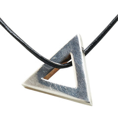 グッチ 三角ペンダント ネックレス シルバー SV925 シルバー レディース GUCCI 【中古】