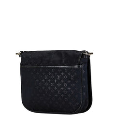 ルイ ヴィトン モノグラム サテン コント ドゥ フェ ミュゼット ショルダーバッグ M92273 ノワール ブラック サテン レザー レディース LOUIS VUITTON 【中古】