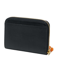 ロエベ コインケース 小銭入れ ブラック オレンジ レザー レディース LOEWE 【中古】