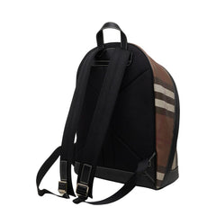 バーバリー ノバチェック リュック バックパック ブラウン系 PVC レザー レディース BURBERRY 【中古】