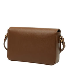 バーバリー ノバチェック 斜め掛け ショルダーバッグ ブラウン マルチカラー レザー キャンバス レディース BURBERRY 【中古】
