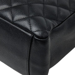 シャネル ココマーク GST グランドショッピングトート チェーン ショルダーバッグ ブラック キャビアスキン レディース CHANEL 【中古】