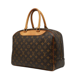 ルイ ヴィトン モノグラム ドーヴィル ハンドバッグ M47270 ブラウン PVC レザー レディース LOUIS VUITTON 【中古】