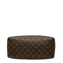 ルイ ヴィトン モノグラム ドーヴィル ハンドバッグ M47270 ブラウン PVC レザー レディース LOUIS VUITTON 【中古】
