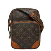 ルイ ヴィトン モノグラム アマゾン 斜め掛け ショルダーバッグ M45236 ブラウン PVC レザー レディース LOUIS VUITTON 【中古】
