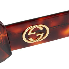 グッチ ヴィンテージ インターロッキングG サングラス GG2195S ブラウン プラスチック レディース GUCCI 【中古】