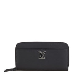 ルイ ヴィトン ジッピー ロックミー ラウンドファスナー 長財布 M62622 ノワール ブラック レザー レディース LOUIS VUITTON 【中古】