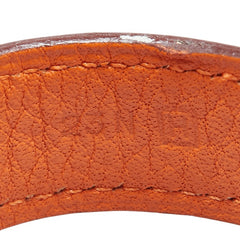 エルメス グローブホルダー オレンジ レザー レディース HERMES 【中古】