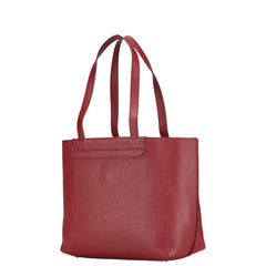 トッズ FLORIDA フロリダ ミディアム トートバッグ ショッピングバッグ レッド レザー レディース TOD’S 【中古】
