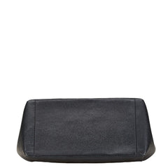 シャネル マトラッセ ココマーク チェーン ハンドバッグ トートバッグ ブラック キャビアスキン レディース CHANEL 【中古】