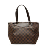 ルイ ヴィトン ダミエ ウェストミンスターPM トートバッグ ショルダーバッグ N41102 ブラウン PVC レザー レディース LOUIS VUITTON 【中古】