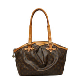 ルイ ヴィトン モノグラム ティヴォリGM ハンドバッグ ショルダーバッグ M40144 ブラウン PVC レザー レディース LOUIS VUITTON 【中古】