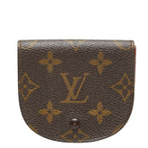 ルイ ヴィトン モノグラム ポルトモネ グゼ コインケース 小銭入れ M61970 ブラウン PVC レザー レディース LOUIS VUITTON 【中古】