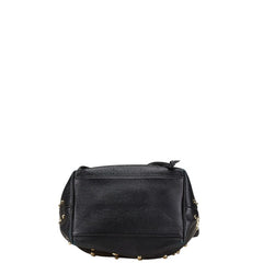 ジミーチュウ BON BON BUCKET S スタッズ ショルダーバッグ ハンドバッグ 2WAY ブラック レザー レディース JIMMY CHOO 中古