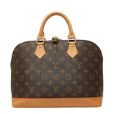 ルイ ヴィトン モノグラム アルマPM 旧型 ハンドバッグ M51130 ブラウン PVC レザー レディース LOUIS VUITTON 中古