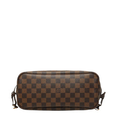 ルイ ヴィトン ダミエ ネヴァーフルPM ハンドバッグ トートバッグ N51109 ブラウン PVC レザー レディース LOUIS VUITTON 中古