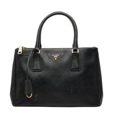 プラダ 三角ロゴプレート ハンドバッグ BN1801 ネロ ブラック サフィアーノレザー レディース PRADA 中古