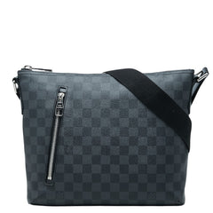 ルイ ヴィトン ダミエ グラフィット ミックPM 斜め掛け ショルダーバッグ M41211 ブラック グレー PVC レザー メンズ LOUIS VUITTON 中古
