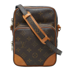 ルイ ヴィトン モノグラム アマゾン 斜め掛け ショルダーバッグ M45236 ブラウン PVC レザー レディース LOUIS VUITTON 中古