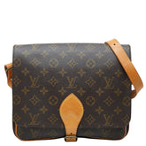 ルイ ヴィトン モノグラム カルトシエールGM 斜め掛け ショルダーバッグ M51252 ブラウン PVC レザー レディース LOUIS VUITTON 中古
