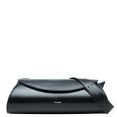 ジルサンダー グランデ ショルダーバッグ ブラック レザー レディース JIL SANDER 中古