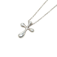 ティファニー スモールクロス ネックレス SV925 シルバー レディース TIFFANY&Co. 中古