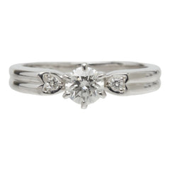 タサキ Pt900 プラチナ ダイヤ0.36ct ダイヤ0.02ct ピアチェーレ リング 指輪 レディース TASAKI 8.5号 中古