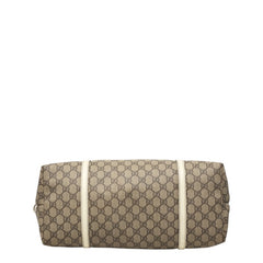 グッチ GGスプリーム トートバッグ ハンドバッグ 197954 ベージュ アイボリー PVC レザー レディース GUCCI 中古