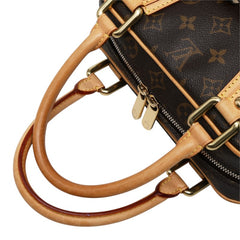 ルイ ヴィトン モノグラム マンハッタンPM ハンドバッグ M40026 ブラウン PVC レザー レディース LOUIS VUITTON 中古
