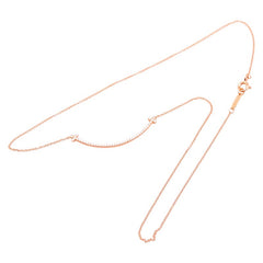ティファニー Tスマイル ネックレス K18PG ピンクゴールド レディース TIFFANY&Co. 【中古】