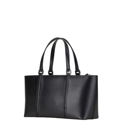 バーバリー ノバチェック ハンドバッグ ブラック レザー レディース BURBERRY 中古