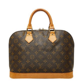 ルイ ヴィトン モノグラム アルマPM 旧型 ハンドバッグ M51130 ブラウン PVC レザー レディース LOUIS VUITTON 中古