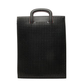 クリスチャンルブタン トリックトラック ハンドバッグ ブラック レッド レザー レディース Christian Louboutin 中古