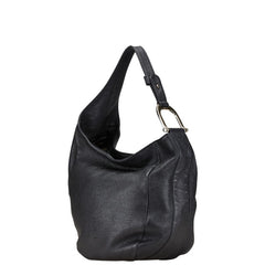 グッチ グリニッジ ワンショルダーバッグ 257050 ブラック レザー レディース GUCCI 【中古】