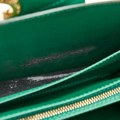 ルイ ヴィトン エピ カプチン 斜め掛け ショルダーバッグ M52344 ボルネオグリーン レザー レディース LOUIS VUITTON 【中古】