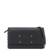 マルタンマルジェラ メゾンマルジェラ チェーンショルダーバッグ ウォレットバッグ SA3UI0008 ブラック レザー レディース MARTIN MARGIELA 【中古】