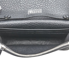 マルタンマルジェラ メゾンマルジェラ チェーンショルダーバッグ ウォレットバッグ SA3UI0008 ブラック レザー レディース MARTIN MARGIELA 【中古】