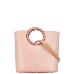 ケイトスペード ショルダーバッグ ハンドバッグ 2WAY ピンク ブラウン レザー レディース Kate Spade 中古