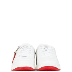 ルイ ヴィトン リヴォリ ライン スニーカー サイズ:5 1/2 ホワイト レッド レザー ラバー レディース LOUIS VUITTON 【中古】