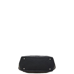 シャネル パリビアリッツトートPM トートバッグ A34208 ブラック PVC キャンバス レディース CHANEL 【中古】