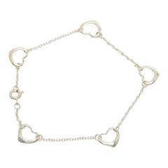 ティファニー オープンハート ブレスレット SV925 シルバー レディース TIFFANY&Co. 中古